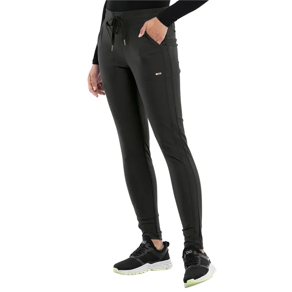 Cherokee Form Women's Mid-Rise Tapered Leg Drawstring Pant... from ASI 86018 Scrub Authority