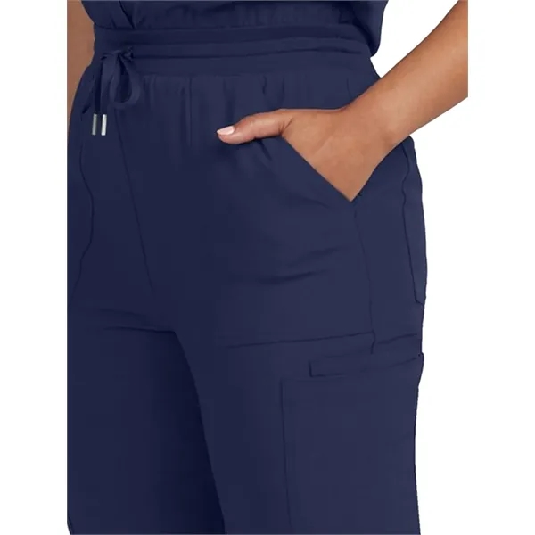 Landau - Forward - Women's 8-Pocket Cargo Jumpsuit... from ASI 86018 Scrub Authority