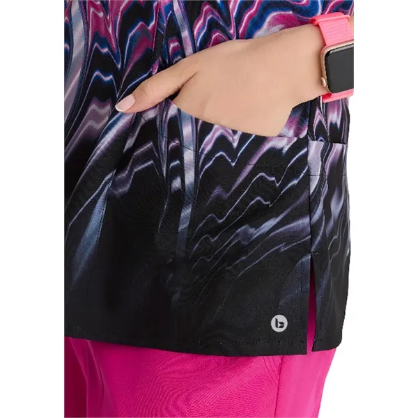 Barco ONE 4-Pocket V-Neck Fashion Print Top for Women- Medical Scrub... from ASI 86018 Scrub Authority / Uniform Stores