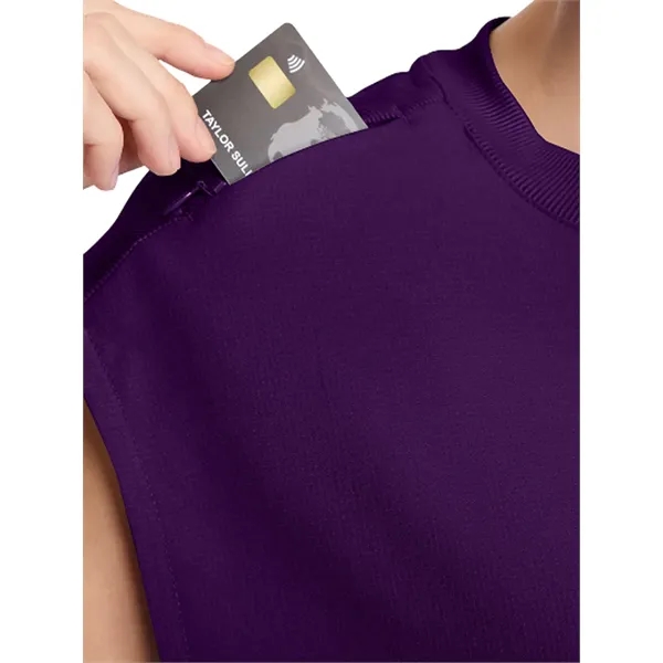 Med Couture - AMP - Women's 2-Pocket Tuckable Scrub Top... from ASI 86018 Scrub Authority