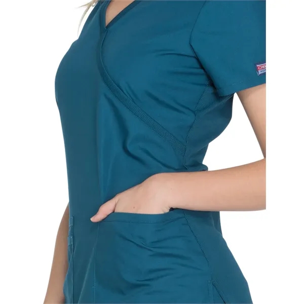 Workwear Originals Mock Wrap Top... from ASI 86018 Scrub Authority / Uniform Stores