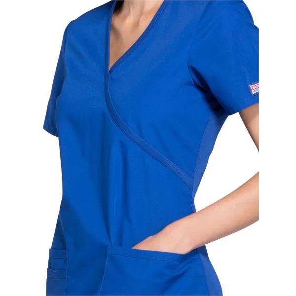 Workwear Originals Mock Wrap Top... from ASI 86018 Scrub Authority / Uniform Stores