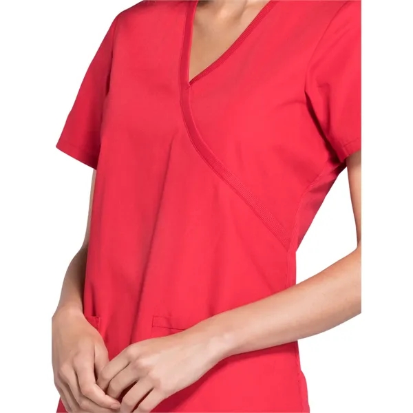 Workwear Originals Mock Wrap Top... from ASI 86018 Scrub Authority / Uniform Stores