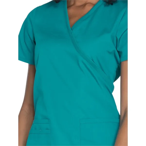 Workwear Originals Mock Wrap Top... from ASI 86018 Scrub Authority / Uniform Stores
