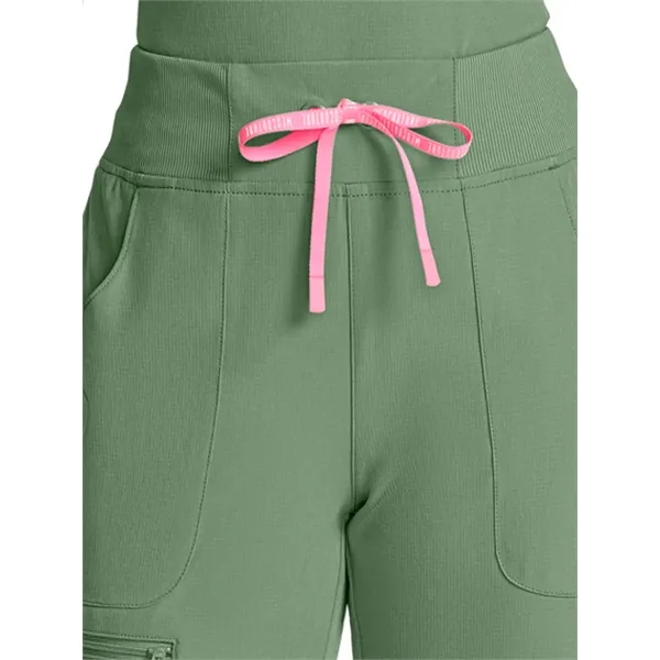 Med Couture - AMP - Women's 5-Pocket Mid Rise Jogger Scru...... from ASI 86018 Scrub Authority