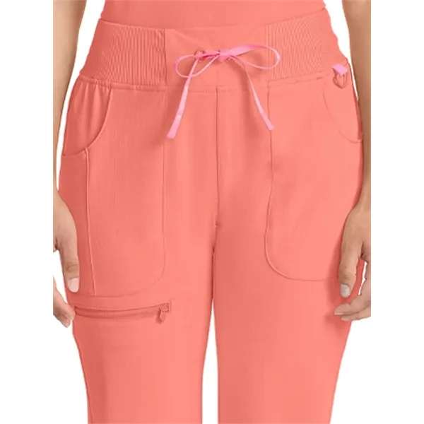 Med Couture - AMP - Women's 5-Pocket Mid Rise Jogger Scru...... from ASI 86018 Scrub Authority
