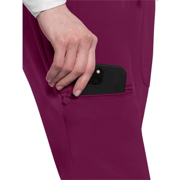 Med Couture - AMP - Women's 5-Pocket Mid Rise Jogger Scru...... from ASI 86018 Scrub Authority