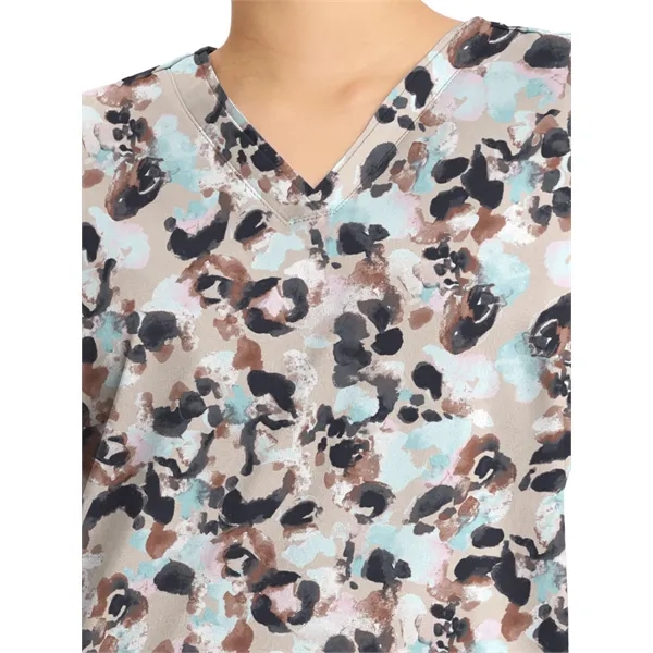 Healing Hands - Purple Label - Women's V-Neck Print Scrub...... from ASI 86018 Scrub Authority