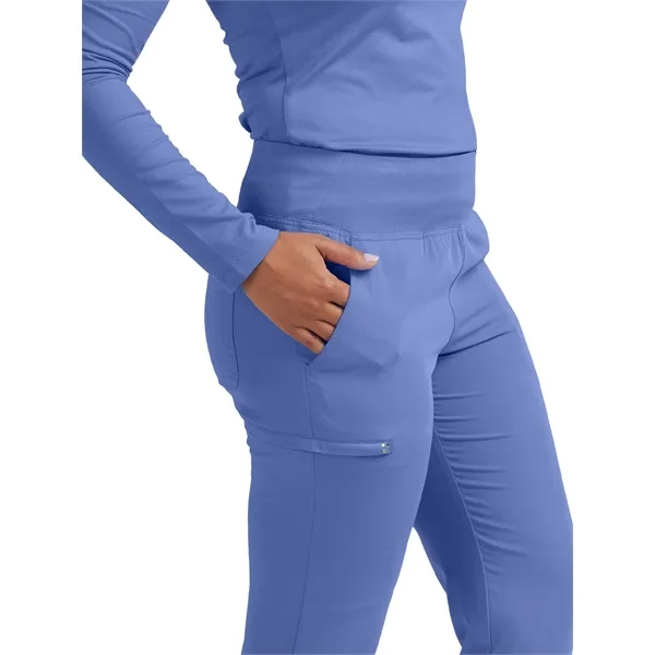 White Cross - CRFT - Women's 6-Pocket High-Rise Knit Elas...... from ASI 86018 Scrub Authority