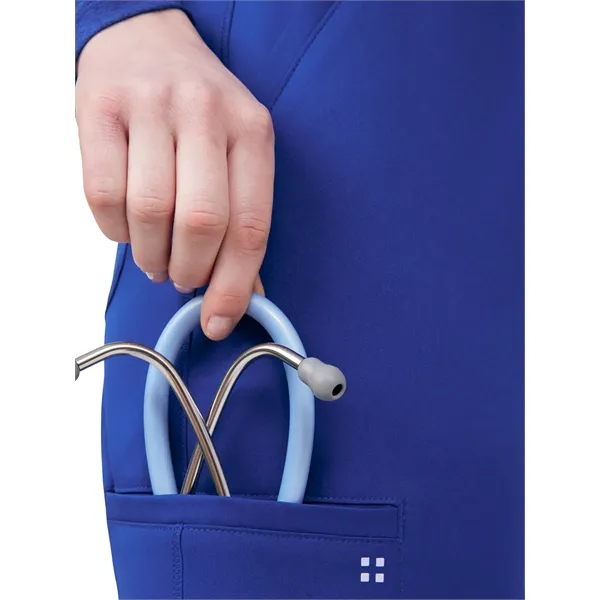 White Cross - VIBE - Women's Knitted Waistband Jogger Scr...... from ASI 86018 Scrub Authority