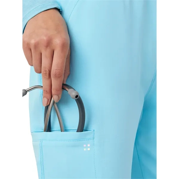 White Cross - VIBE - Women's Knitted Waistband Jogger Scr...... from ASI 86018 Scrub Authority