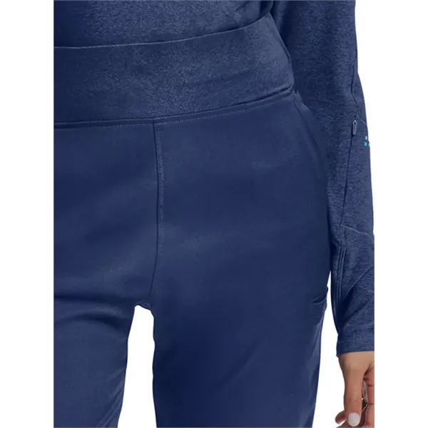 White Cross - VIBE - Women's Knitted Waistband Jogger Scr...... from ASI 86018 Scrub Authority