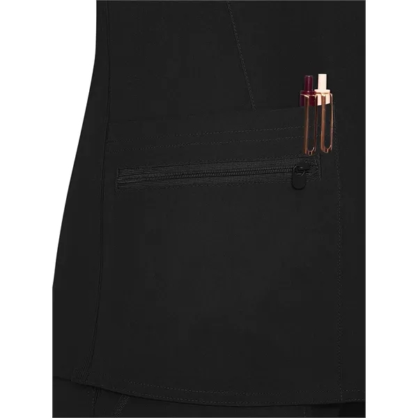 Med Couture Touch Women's V-Neck Knit Back Top... from ASI 86018 Scrub Authority / Uniform Stores