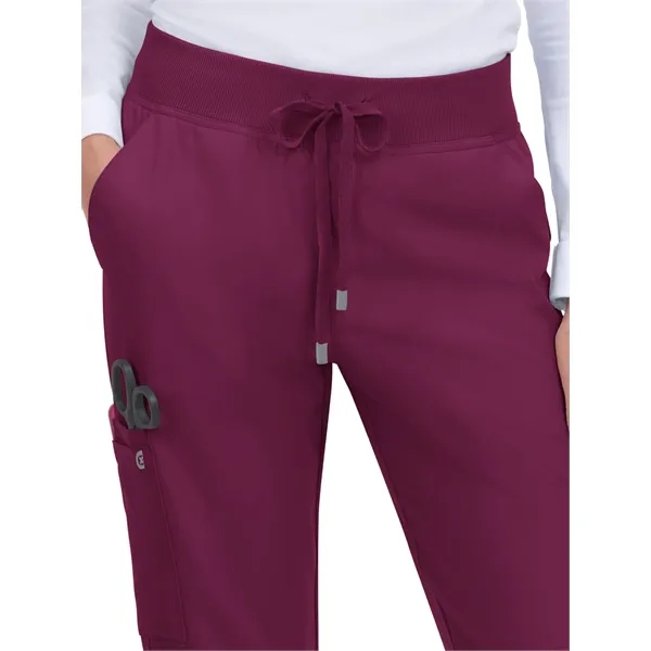 koi - Cureology - Women's 7-Pocket Drawstring Elastic Wai...... from ASI 86018 Scrub Authority / Uniform Stores