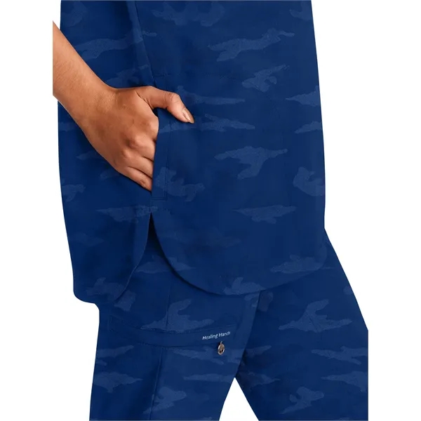 Healing Hands Purple Label Journey Camo Top... from ASI 86018 Scrub Authority / Uniform Stores
