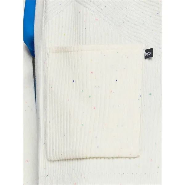 koi - Essentials - Women's Geometric Knit Kori Sweater... from ASI 86018 Scrub Authority / Uniform Stores