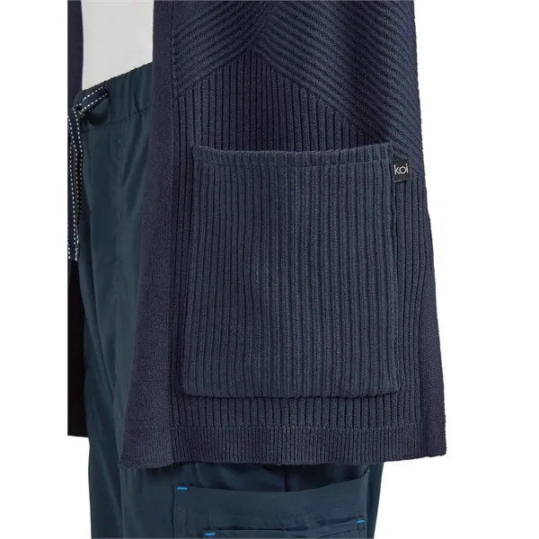 koi - Essentials - Women's Geometric Knit Kori Sweater... from ASI 86018 Scrub Authority / Uniform Stores