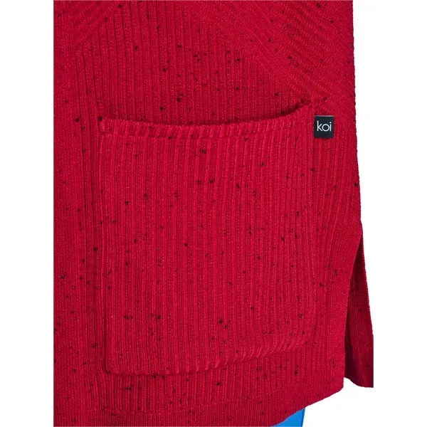koi - Essentials - Women's Geometric Knit Kori Sweater... from ASI 86018 Scrub Authority / Uniform Stores