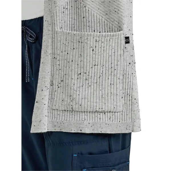 koi - Essentials - Women's Geometric Knit Kori Sweater... from ASI 86018 Scrub Authority / Uniform Stores