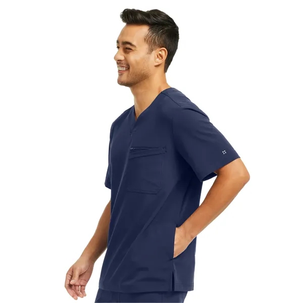 White Cross - CRFT - Men's 4-Pocket V-Neck Scrub Top... from ASI 86018 Scrub Authority / Uniform Stores