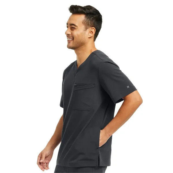 White Cross - CRFT - Men's 4-Pocket V-Neck Scrub Top... from ASI 86018 Scrub Authority / Uniform Stores