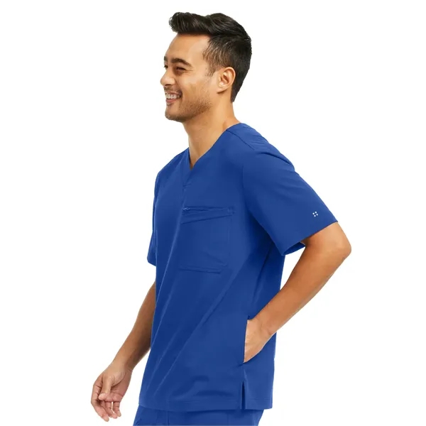 White Cross - CRFT - Men's 4-Pocket V-Neck Scrub Top... from ASI 86018 Scrub Authority / Uniform Stores