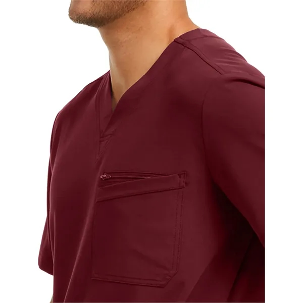 White Cross - CRFT - Men's 4-Pocket V-Neck Scrub Top... from ASI 86018 Scrub Authority / Uniform Stores