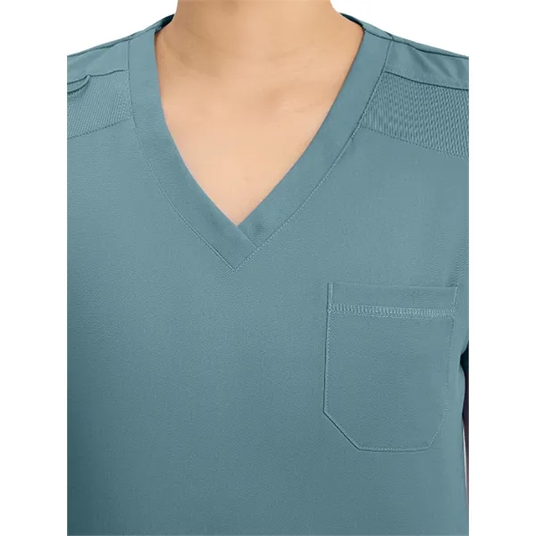Med Couture Touch Women's Chest Pocket Top... from ASI 86018 Scrub Authority / Uniform Stores