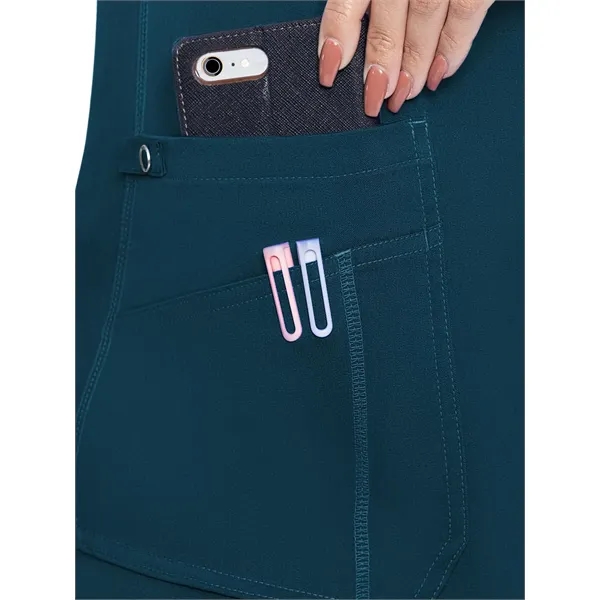 Med Couture Touch Women's V-Neck Shirttail Top... from ASI 86018 Scrub Authority