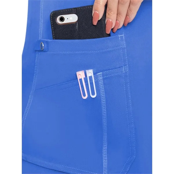 Med Couture Touch Women's V-Neck Shirttail Top... from ASI 86018 Scrub Authority