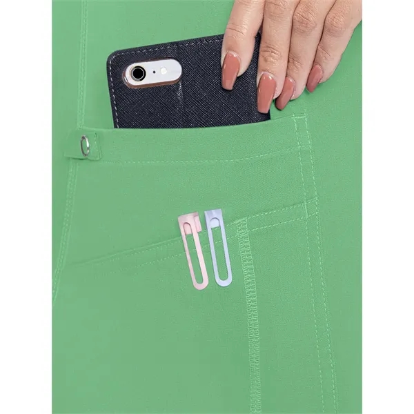 Med Couture Touch Women's V-Neck Shirttail Top... from ASI 86018 Scrub Authority