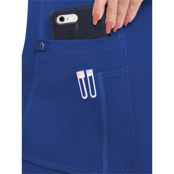 Med Couture Touch Women's V-Neck Shirttail Top... from ASI 86018 Scrub Authority