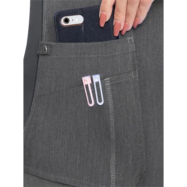 Med Couture Touch Women's V-Neck Shirttail Top... from ASI 86018 Scrub Authority