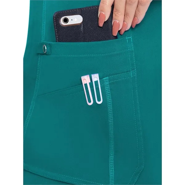 Med Couture Touch Women's V-Neck Shirttail Top... from ASI 86018 Scrub Authority