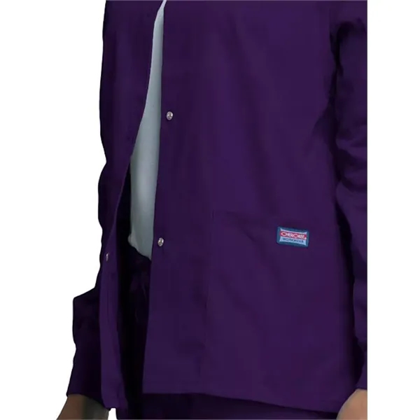 Cherokee WW Originals Women's Snap Front Warm-Up Jacket... from ASI 86018 Scrub Authority / Uniform Stores