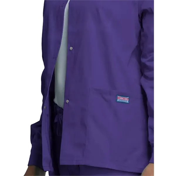 Cherokee WW Originals Women's Snap Front Warm-Up Jacket... from ASI 86018 Scrub Authority / Uniform Stores