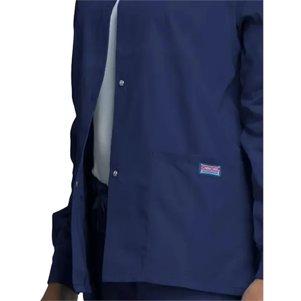 Cherokee WW Originals Women's Snap Front Warm-Up Jacket... from ASI 86018 Scrub Authority / Uniform Stores