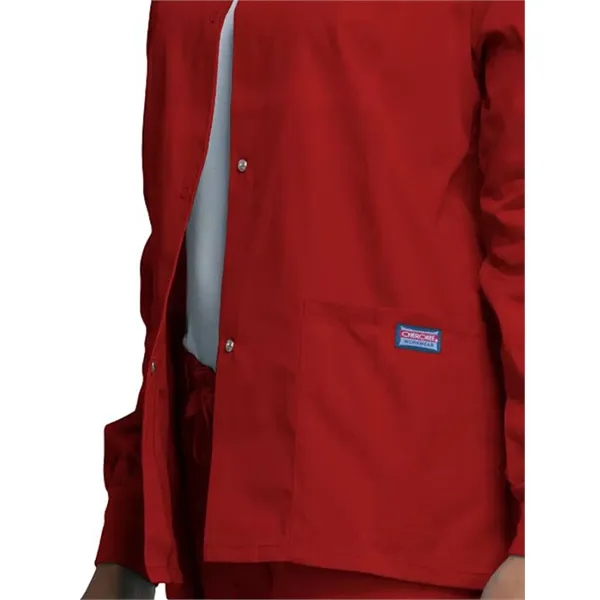 Cherokee WW Originals Women's Snap Front Warm-Up Jacket... from ASI 86018 Scrub Authority / Uniform Stores