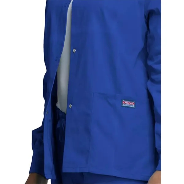 Cherokee WW Originals Women's Snap Front Warm-Up Jacket... from ASI 86018 Scrub Authority / Uniform Stores