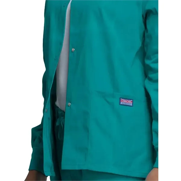 Cherokee WW Originals Women's Snap Front Warm-Up Jacket... from ASI 86018 Scrub Authority / Uniform Stores