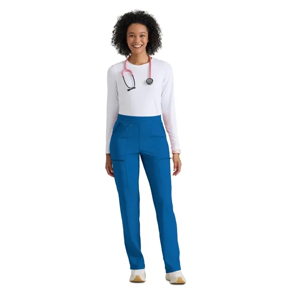 Barco - Grey's Anatomy Knit Stretch - Six Pocket Drawcord...... from ASI 86018 Scrub Authority
