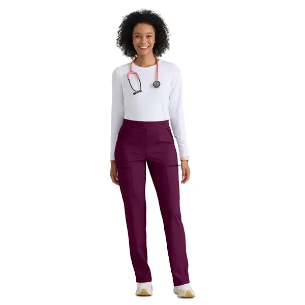 Barco - Grey's Anatomy Knit Stretch - Six Pocket Drawcord...... from ASI 86018 Scrub Authority