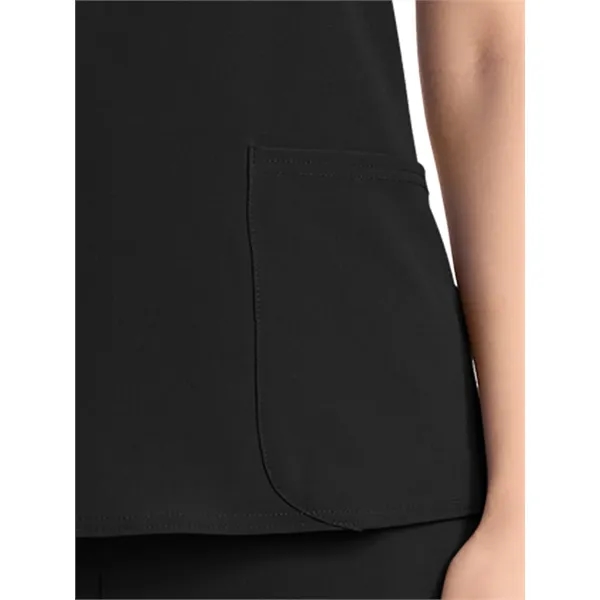 Med Couture - AMP - Women's 3-Pocket Square Neck Scrub Top... from ASI 86018 Scrub Authority
