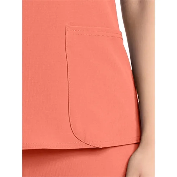 Med Couture - AMP - Women's 3-Pocket Square Neck Scrub Top... from ASI 86018 Scrub Authority