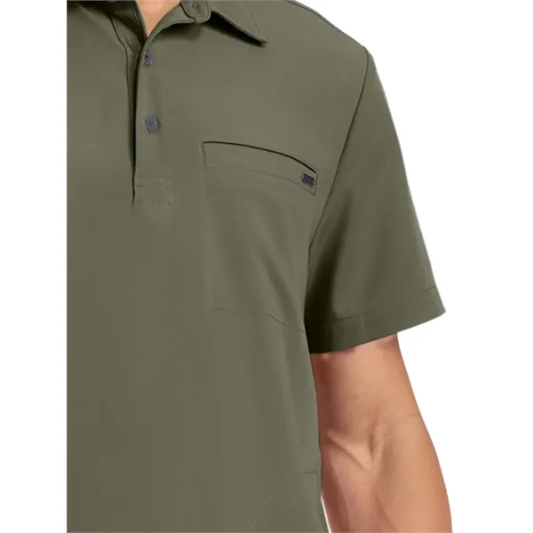 Healing Hands - HH Quest - Men's 3-Pocket Polo Collar Top... from ASI 86018 Scrub Authority