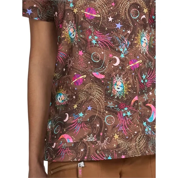 Artist Series - Women's Two-Pocket Print Top... from ASI 86018 Scrub Authority