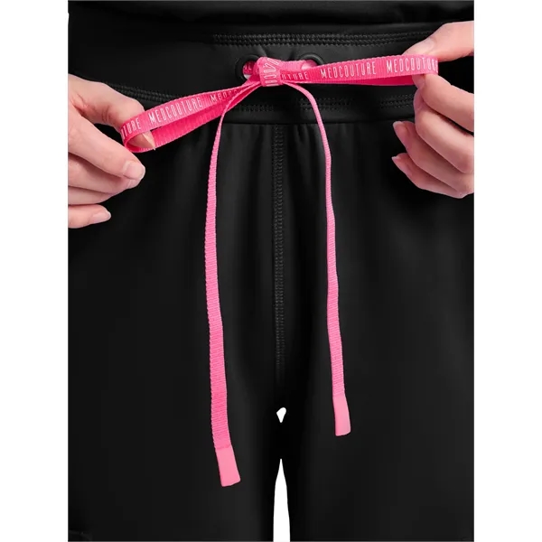 Med Couture - MC AMP KNIT - Women's 5-Pocket V-Neck Jumpsuit... from ASI 86018 Scrub Authority