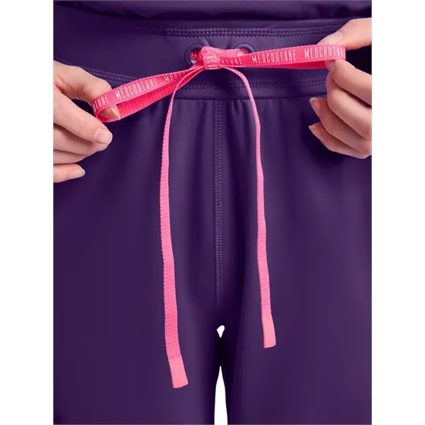 Med Couture - MC AMP KNIT - Women's 5-Pocket V-Neck Jumpsuit... from ASI 86018 Scrub Authority