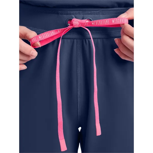 Med Couture - MC AMP KNIT - Women's 5-Pocket V-Neck Jumpsuit... from ASI 86018 Scrub Authority