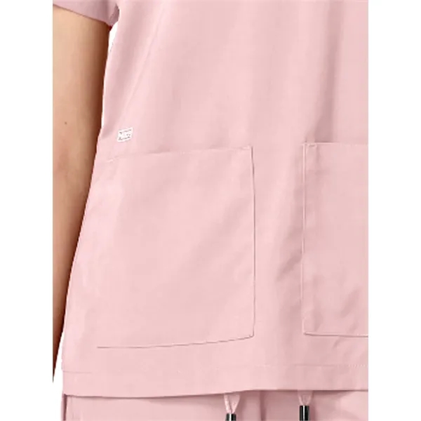 Parkley ABC - Women's Two-Pocket TESS Mandarin Mock Wrap Top... from ASI 86018 Scrub Authority